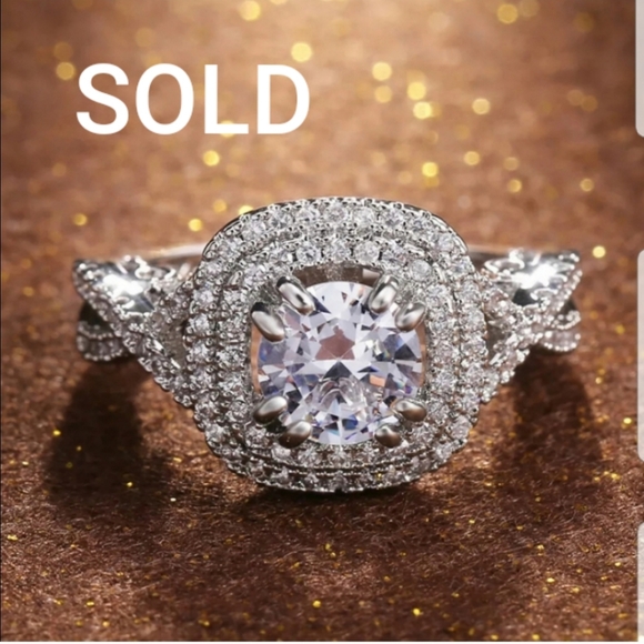 Swarovski Jewelry - Swarovski Elements 925 Silver Ring NEW